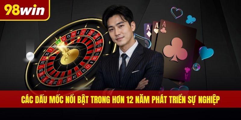 Các dấu mốc nổi bật trong hơn 12 năm phát triển sự nghiệp